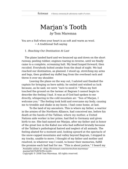 Marjan's Tooth