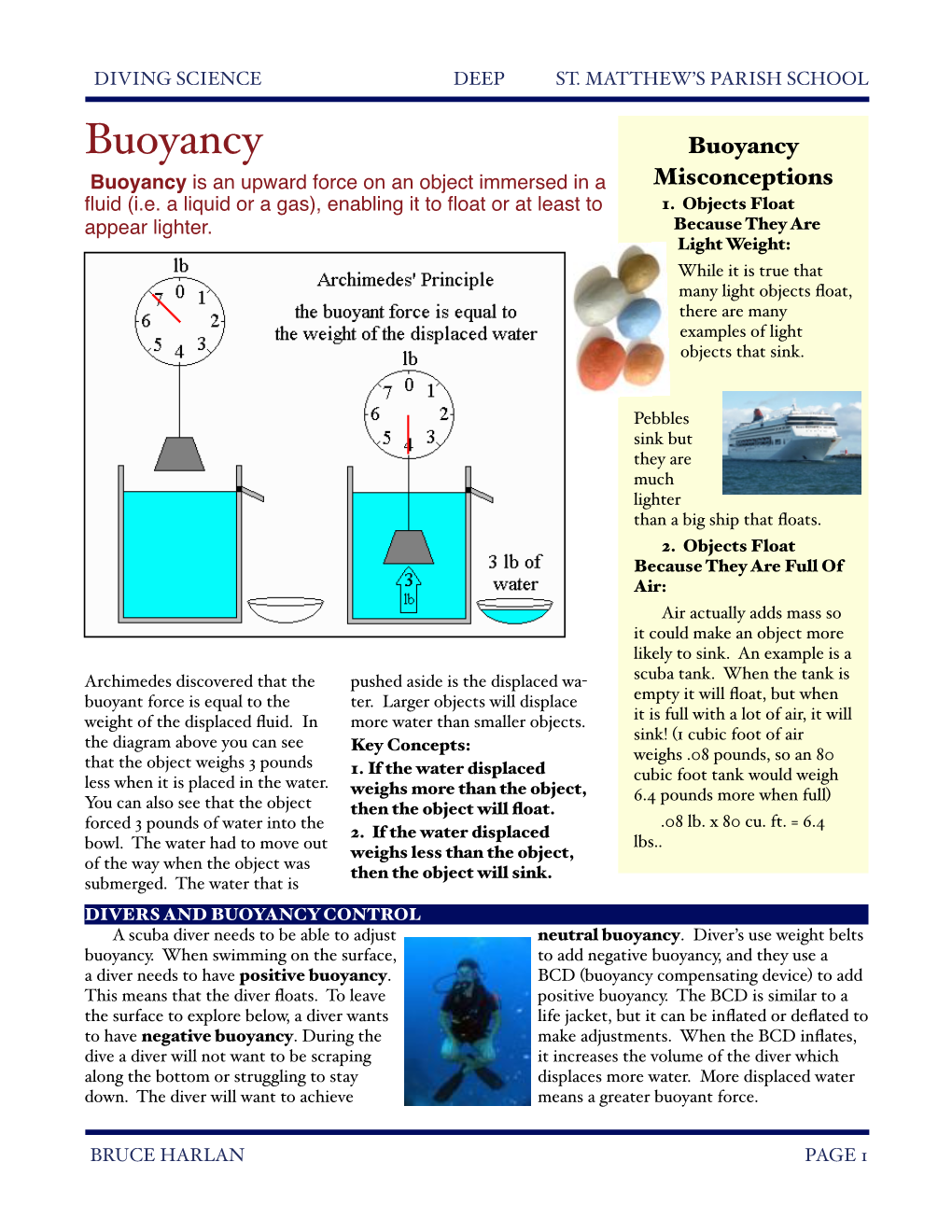 Diving Science Deep St