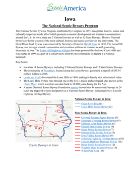 The National Scenic Byways Program
