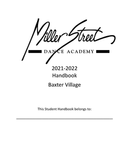 22 Handbook Baxter Village