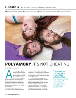 Polyamory IT's Not Cheating