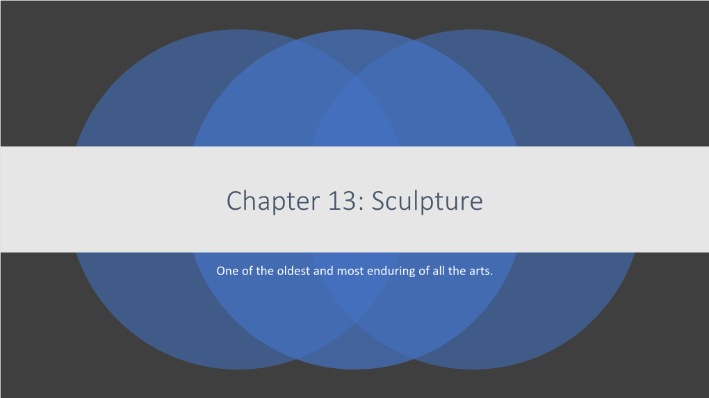 Chapter 13: Sculpture