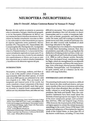 Neuroptera (Neuropterida)