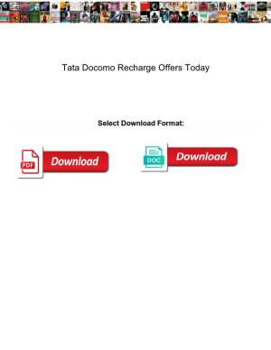 Tata Docomo Recharge Offers Today Firefox