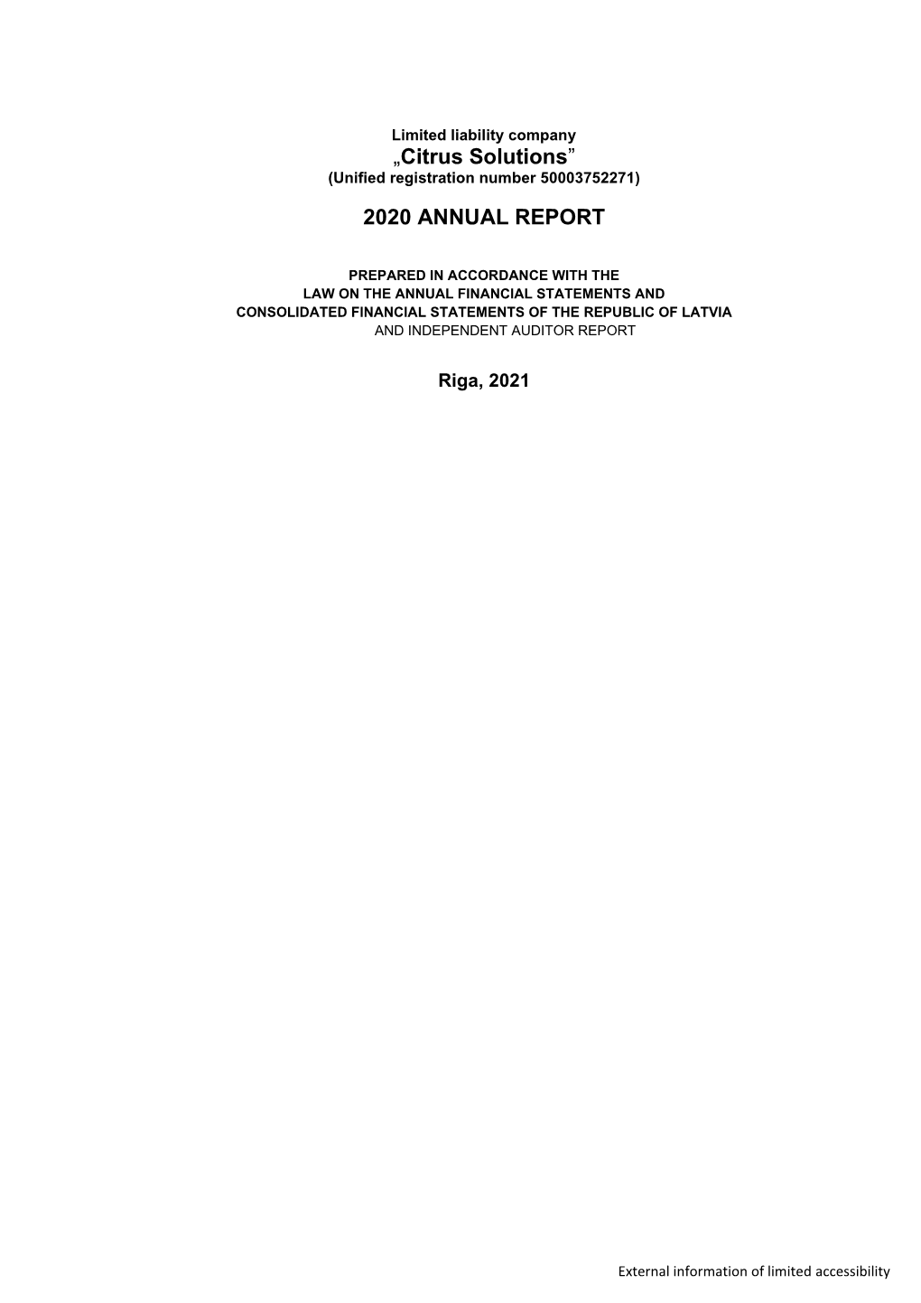 Annual Report 2020