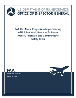 FAA ASIAS Final Report