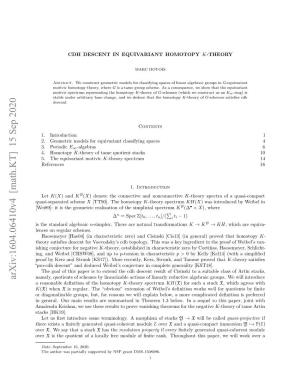 Cdh Descent in Equivariant Homotopy K-Theory