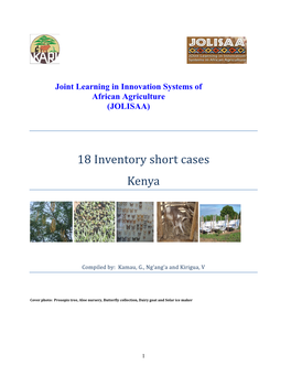 Compilation Inventory Cases Kenya