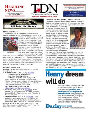 HEADLINE NEWS • 9/20/09 • PAGE 2 of 16