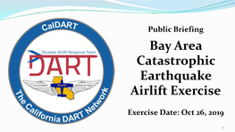 Bay Area Catastrophic Earthquake Airlift Exercise