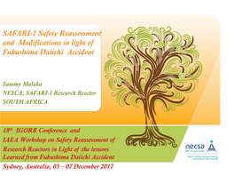 SAFARI-1 Safety Reassessment and Modifications in Light of Fukushima Daiichi Accident