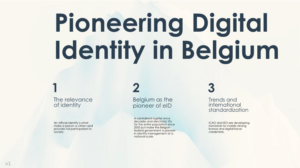 Pioneering Digital Identity in Belgium