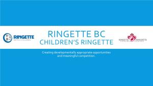 Children's Ringette Presentation