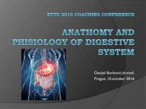 Anathomy and Phisiology of Digestive System