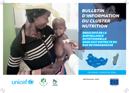 Bulletin D'information Du Cluster Nutrition Resultats De La