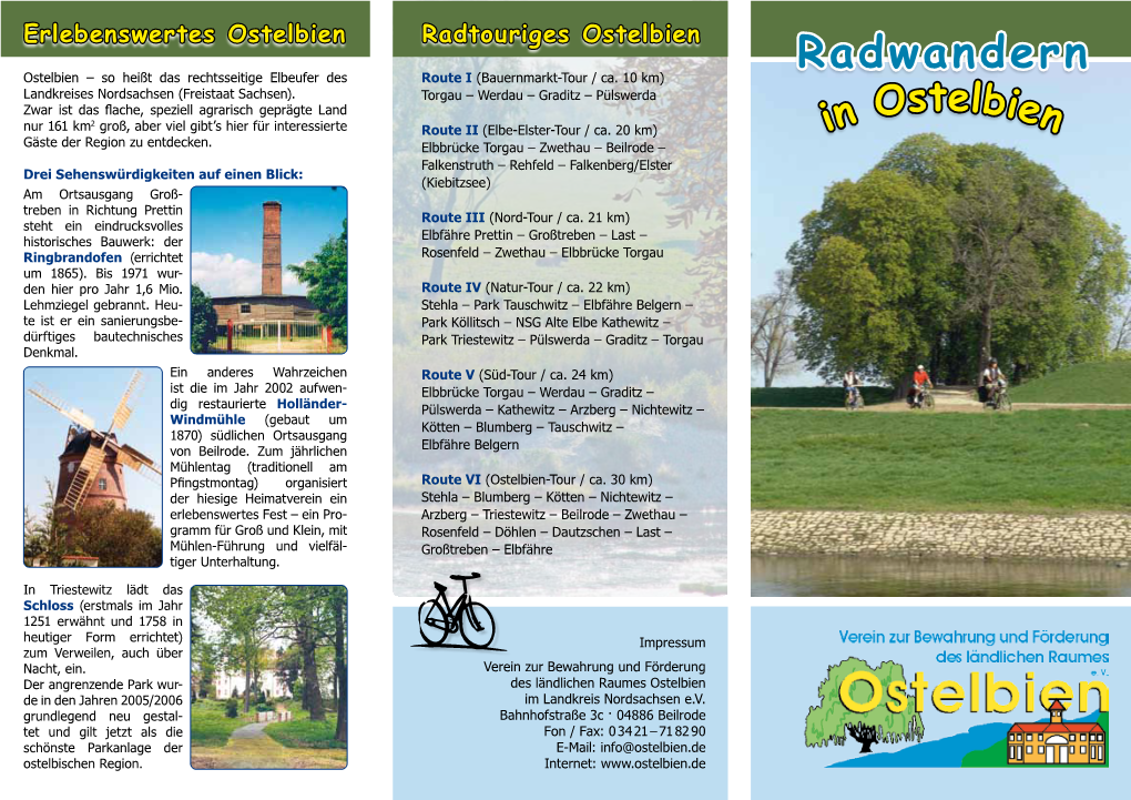 Radwanderweg Flyer Gratis-Download