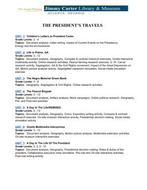 The President's Travels