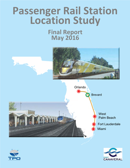 Passenger Rail Station Location Study Final Report May 2016