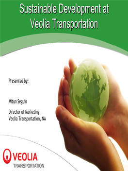 Sustainable Development at Veolia Transportation
