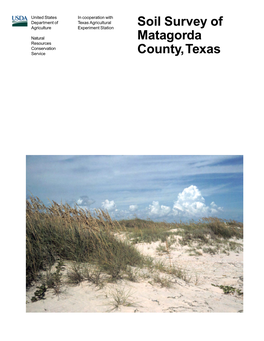 Soil Survey of Matagorda County, Texas