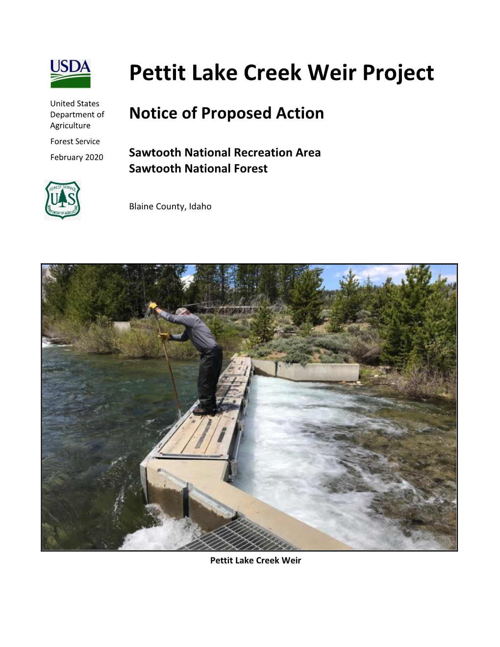 Pettit Lake Creek Weir Project