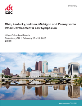Ohio, Kentucky, Indiana, Michigan and Pennsylvania Retail Development & Law Symposium