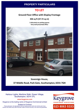 Sovereign House, 37 Middle Road, Park Gate, Southampton, SO31 7GH