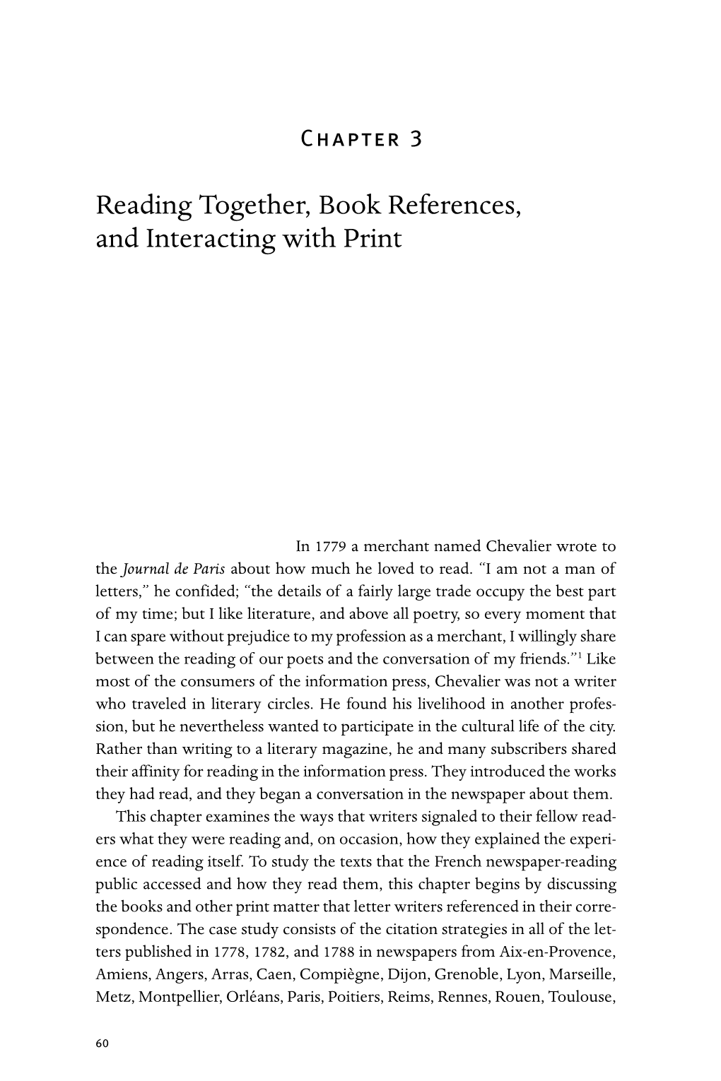 Reading Together, Book References, and Interacting with Print