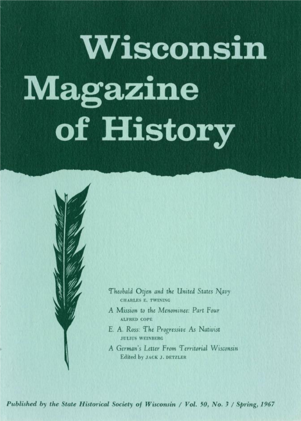 Wisconsin Magazine of History