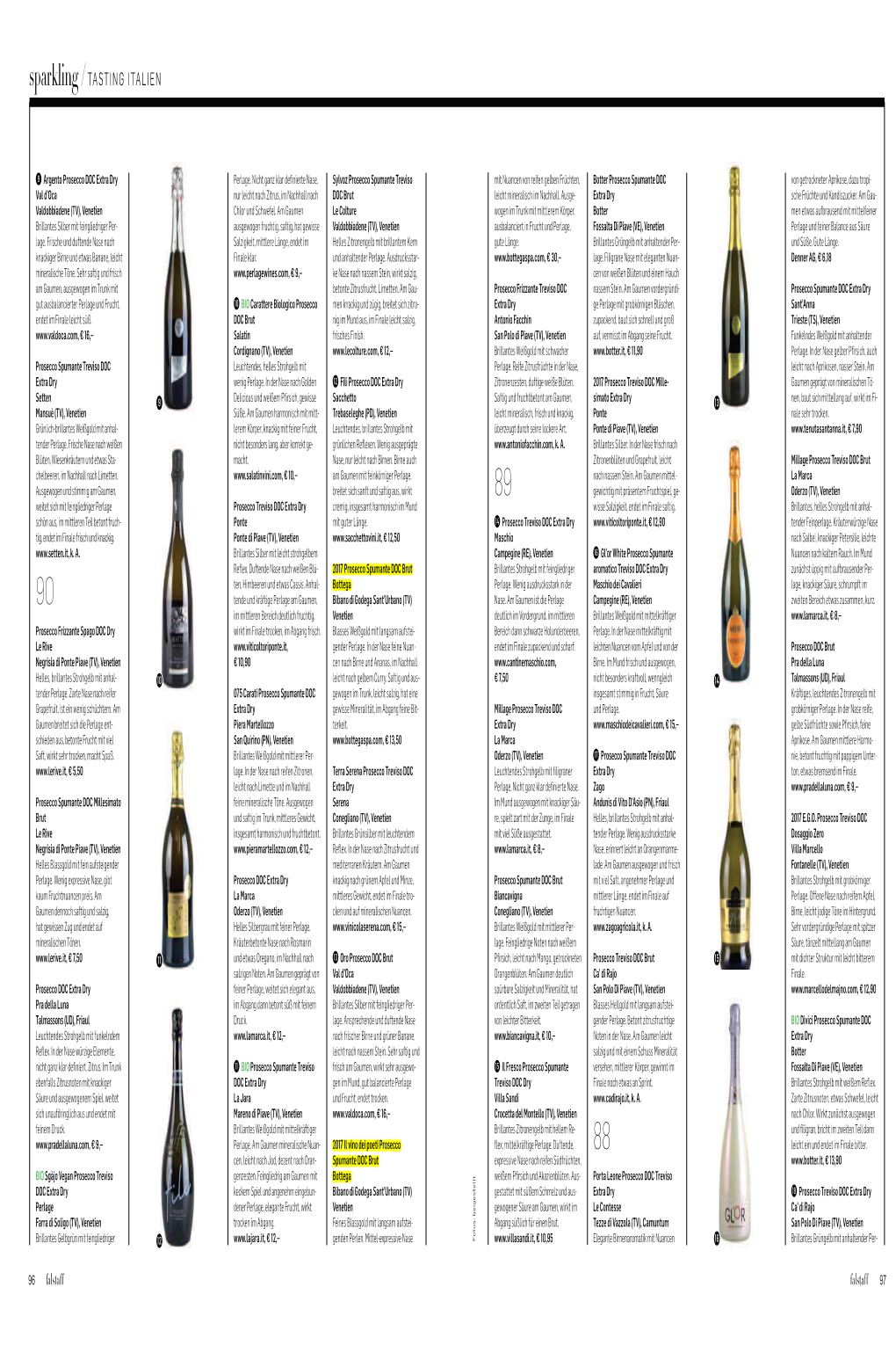 Sparkling / TASTING ITALIEN