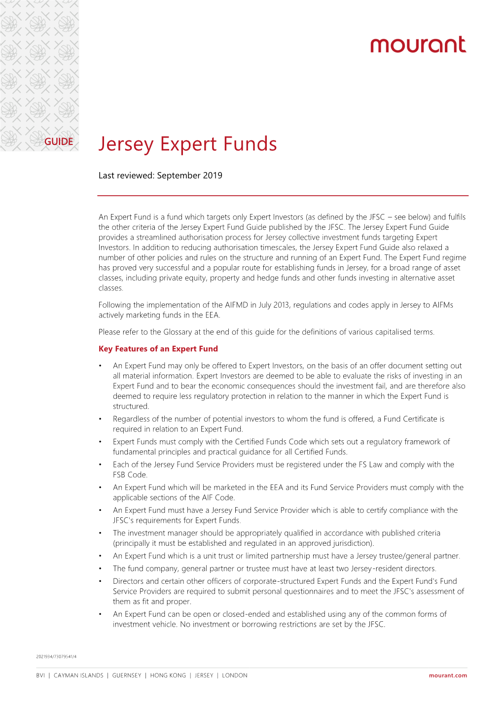 Jersey Expert Funds