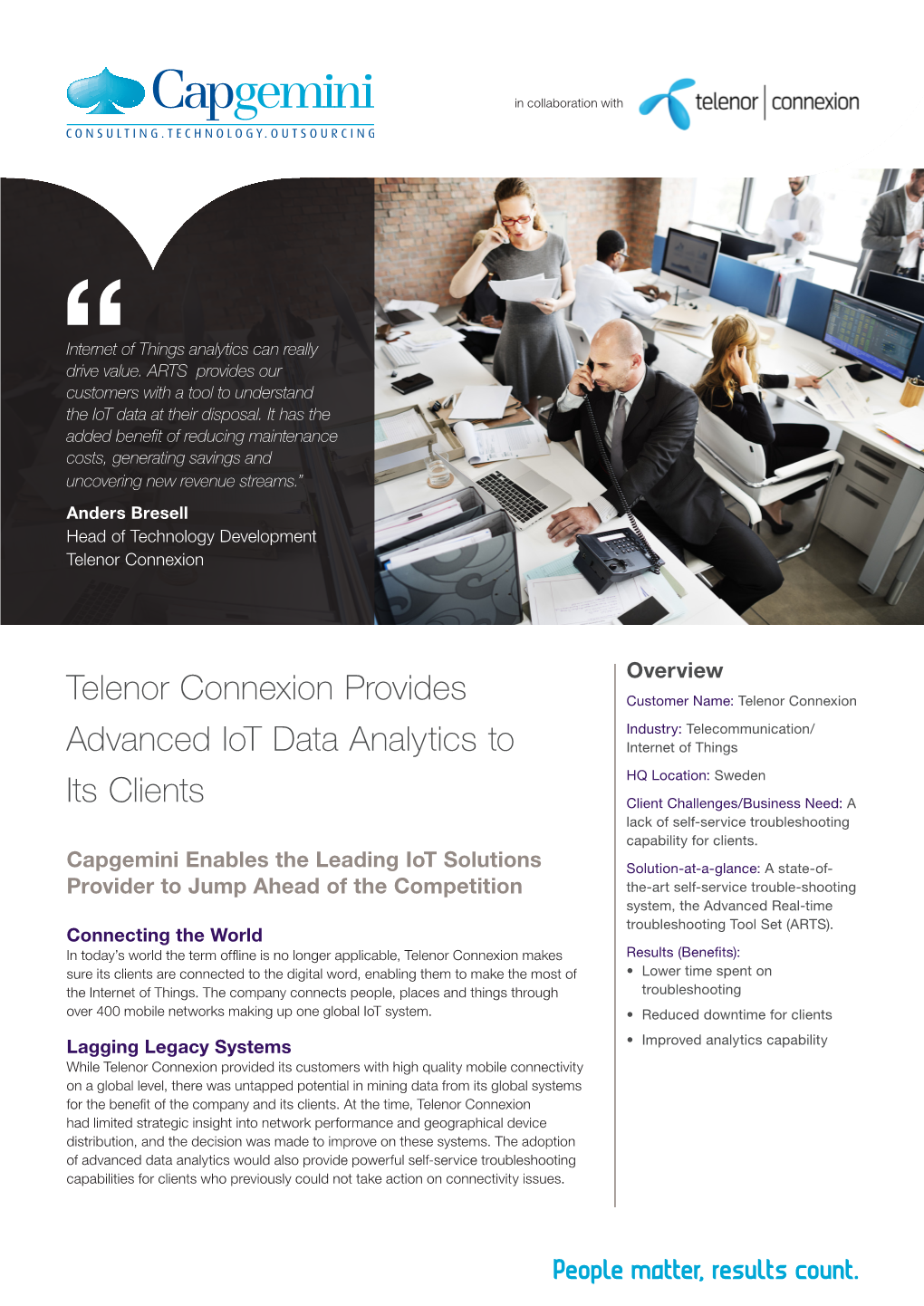 Telenor Connexion Provides Advanced Iot Data Analytics to Its Clients