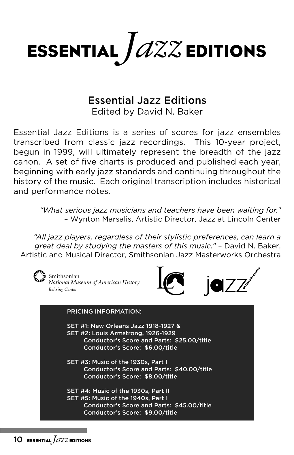 ESSENTIAL Jazzeditions