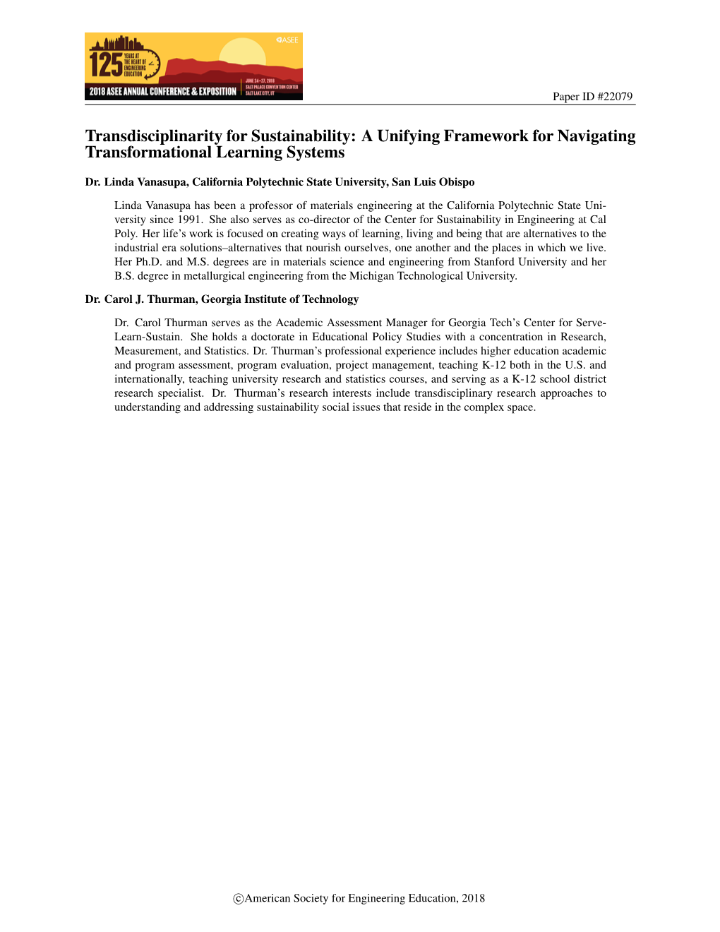 Transdisciplinarity for Sustainability: a Unifying Framework for Navigating Transformational Learning Systems