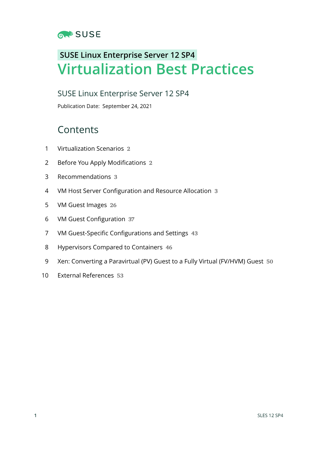 Virtualization Best Practices