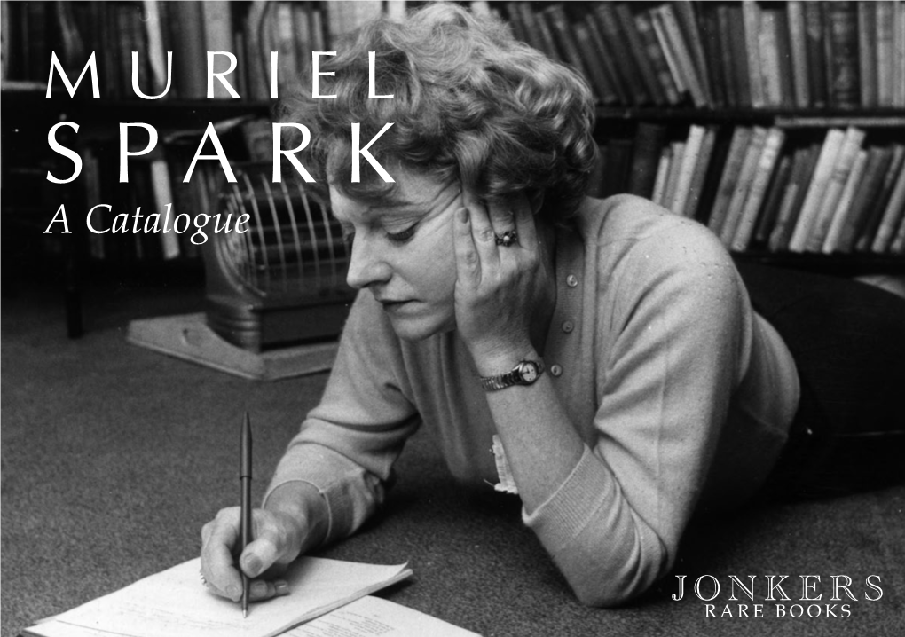 MURIEL SPARK a Catalogue