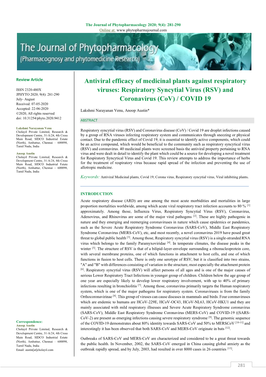 Respiratory Syncytial Virus (RSV) and Coronavirus (Cov)