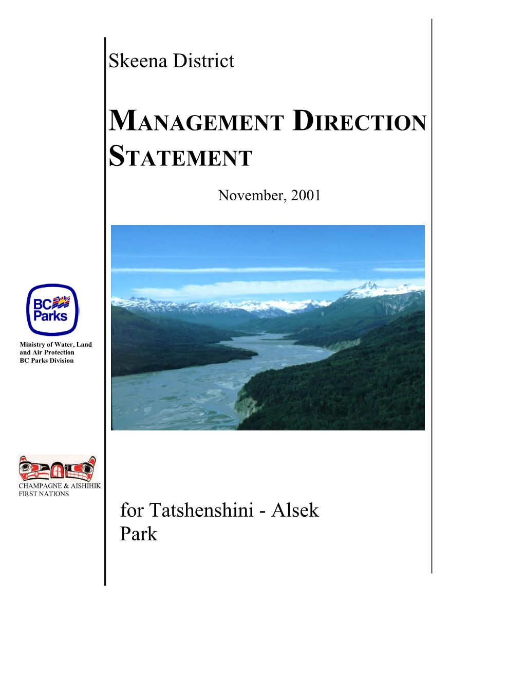 Management Direction Statement