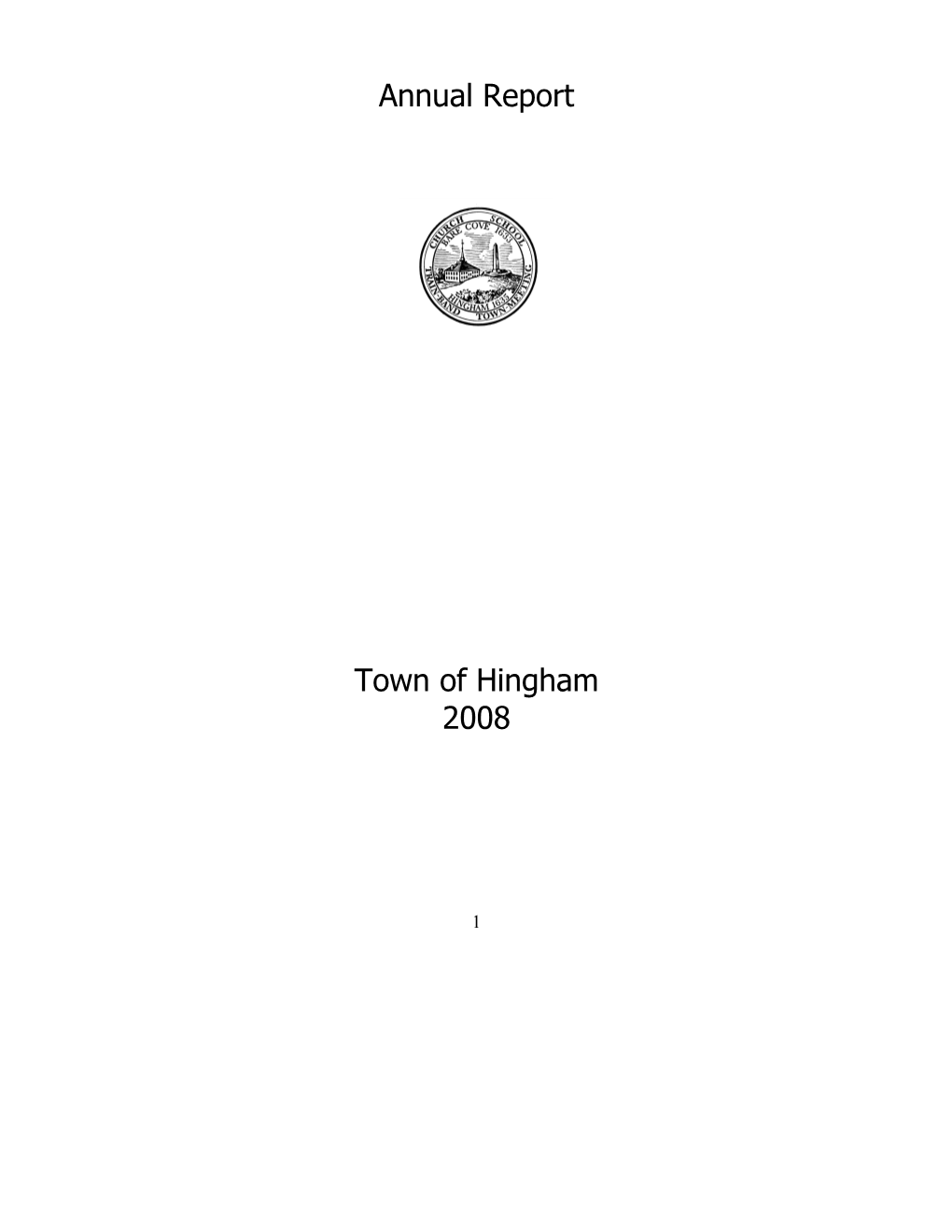 2008 Annual Town Report