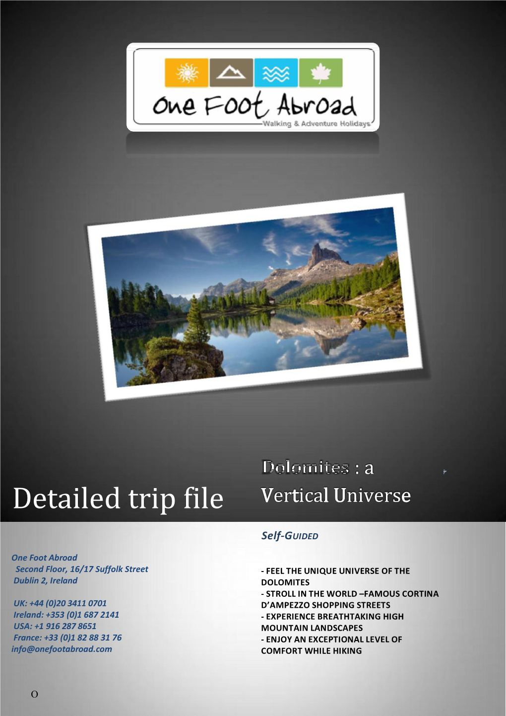 Detailed Trip File