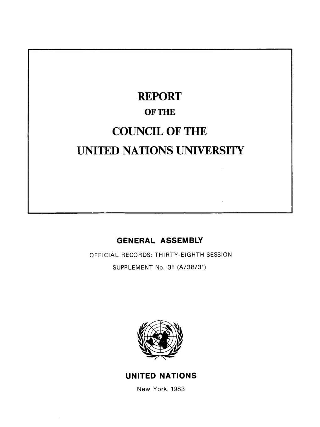 Council of the United Nations University