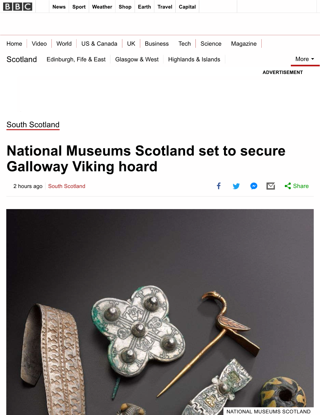 National Museums Scotland Set to Secure Galloway Viking Hoard