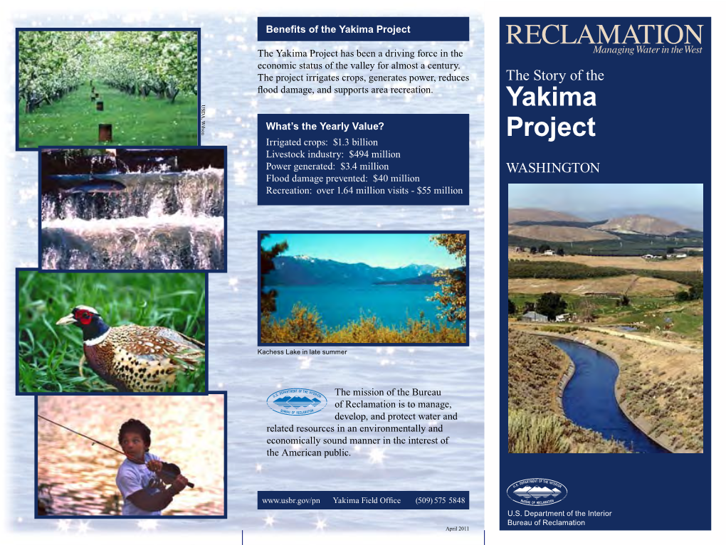 The Story of the Yakima Project, Washington