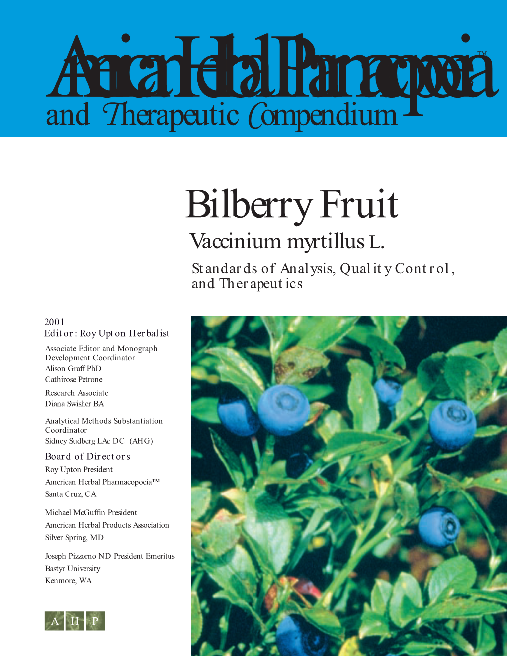 Bilberry Fruit Vaccinium Myrtillus L