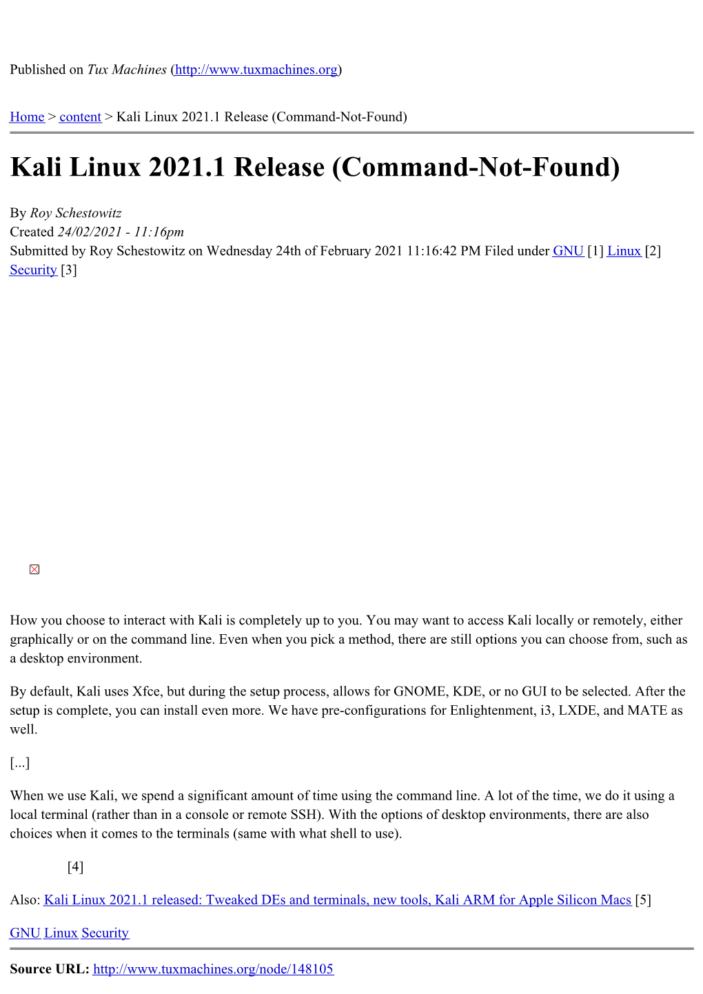 Kali Linux 2021.1 Release (Command-Not-Found)