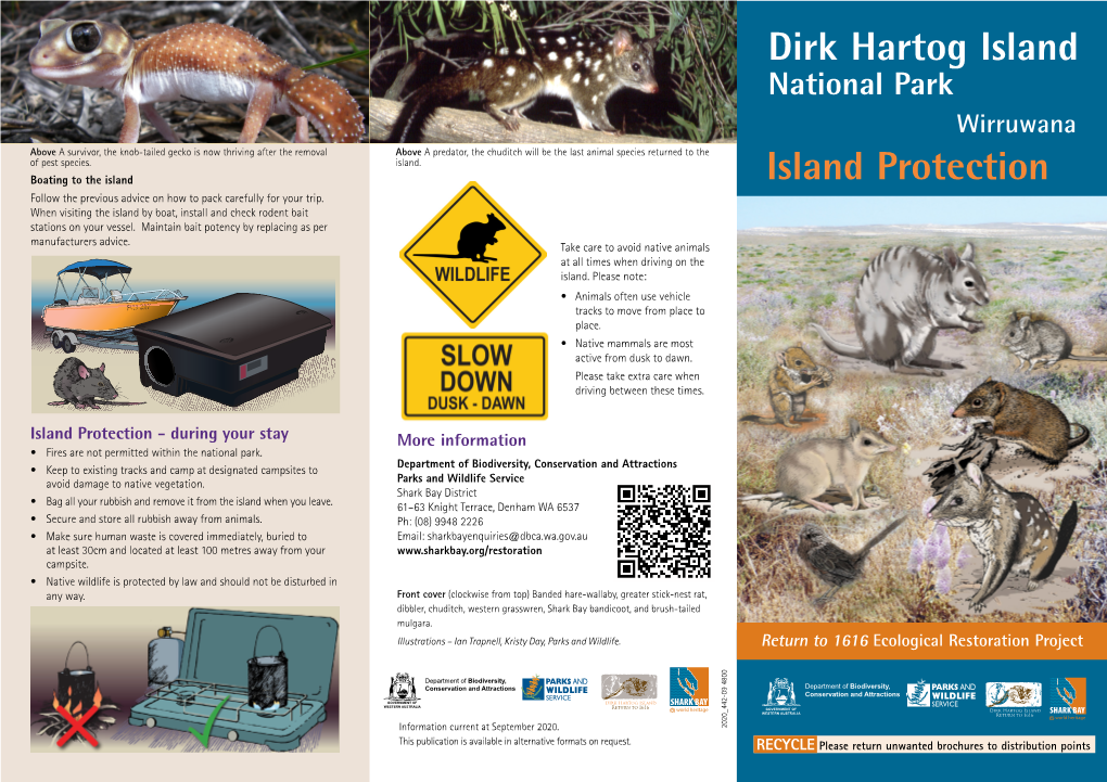 Dirk Hartog Island Island Protection