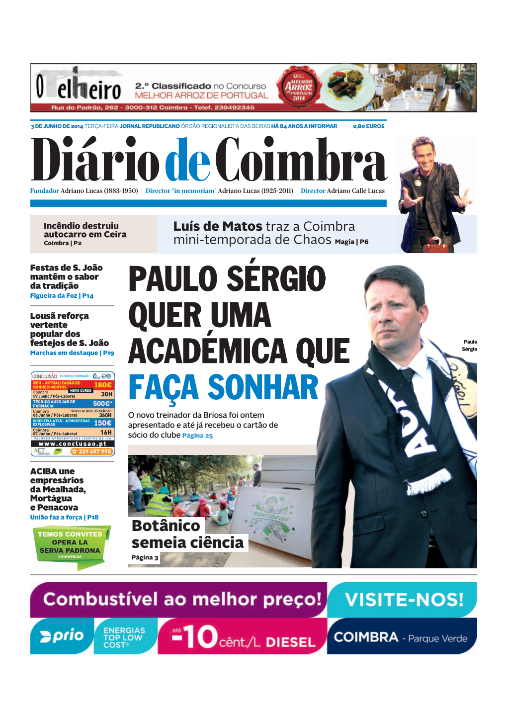 Paulo Sérgio Quer Uma Académica Que Faça Sonhar