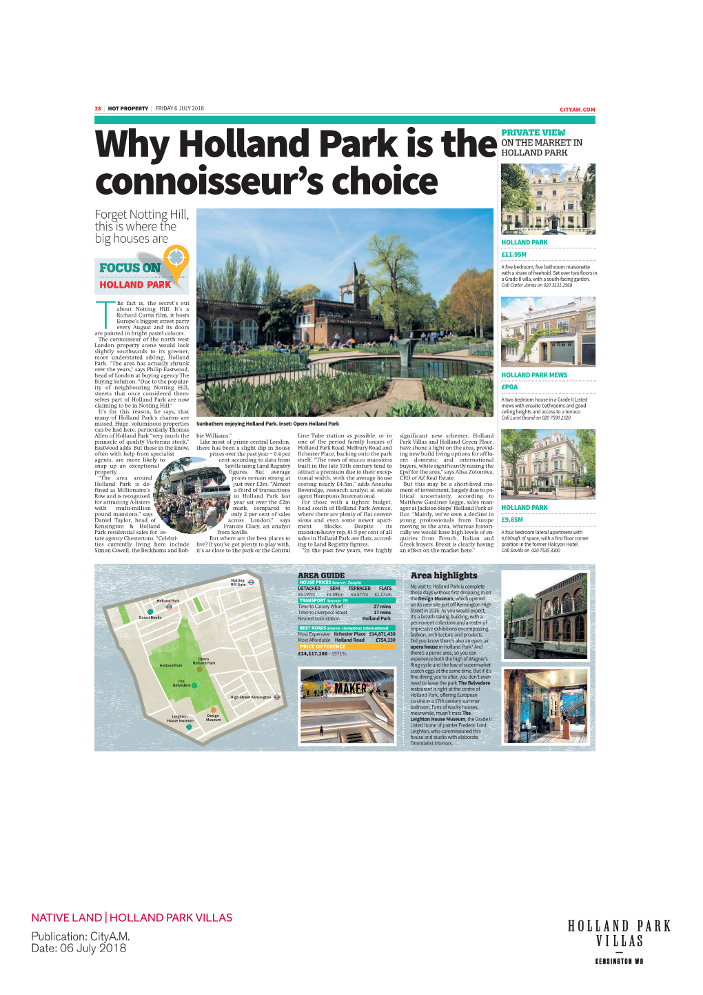 Why Holland Park Is the Connoisseur's Choice