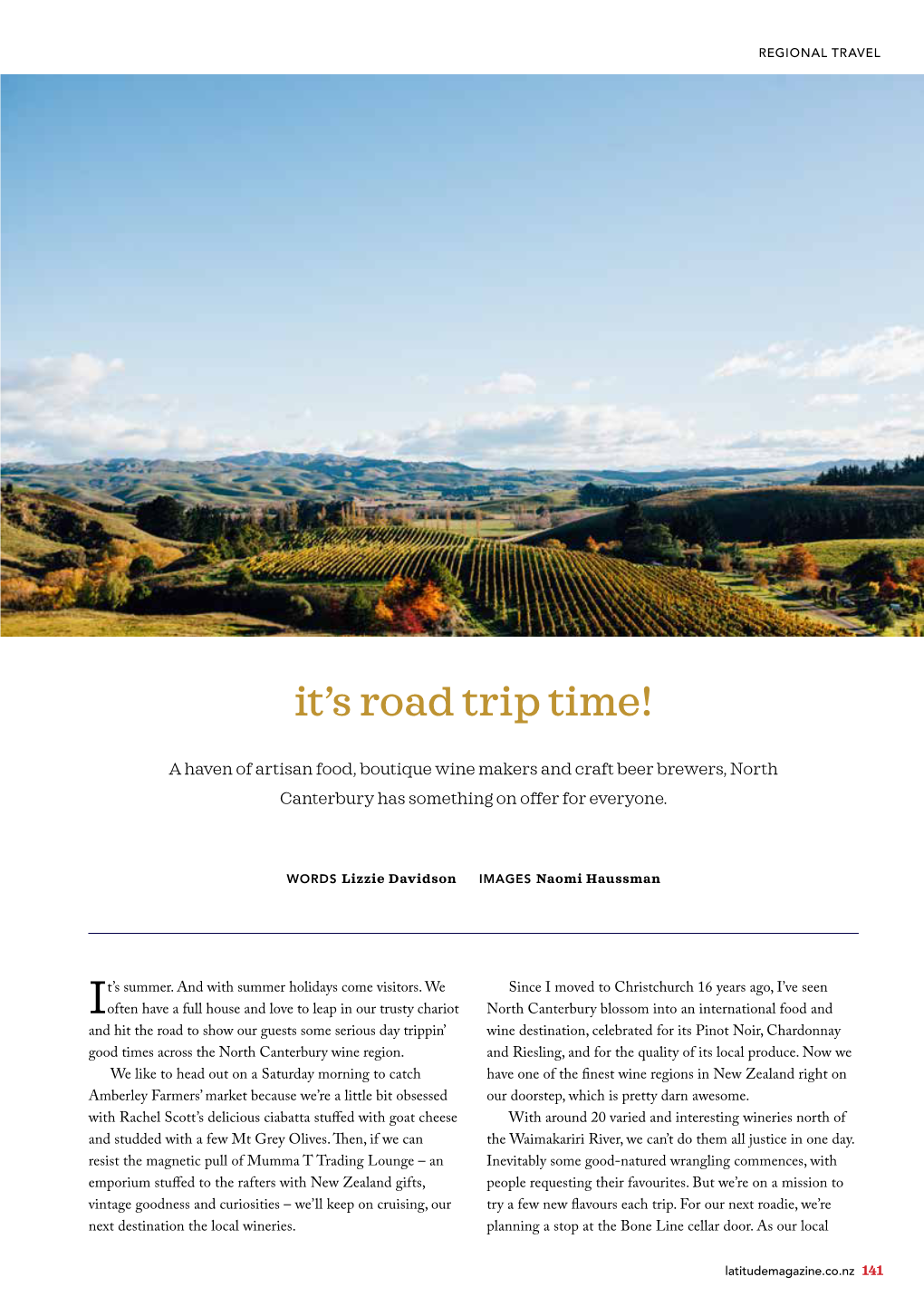 Experience North Canterbury Drink in the Country’S Most Diverse and Unique Wine