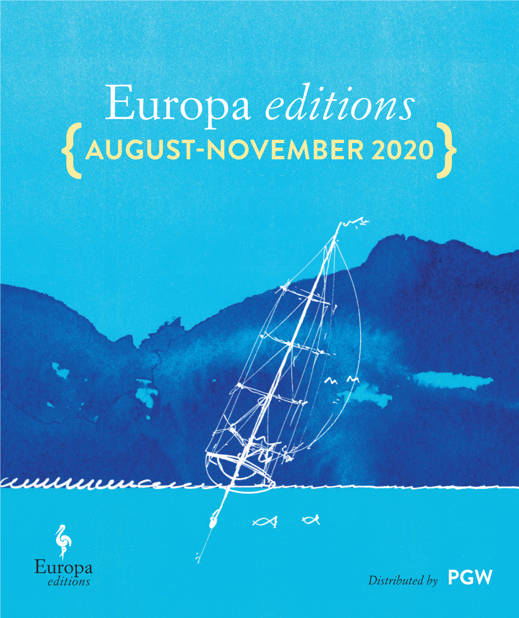 Europa Editions {AUGUST=NOVEMBER 2020 }